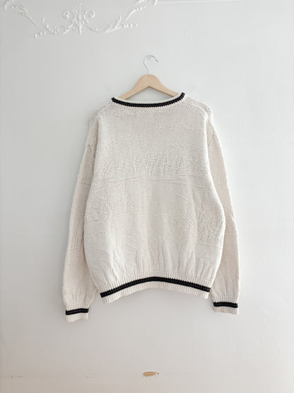 Vintage Lab Embroidered Sweater (L)