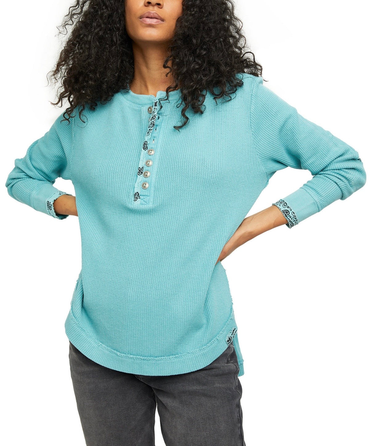 Free People Fall For You Henley (L)