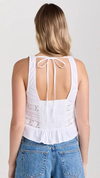 Free People Kianna Lace Tank Top