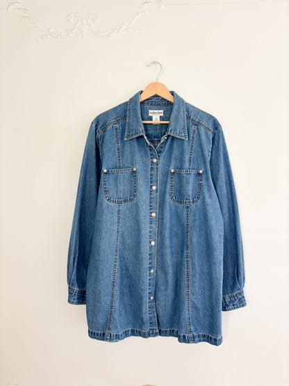 Vintage Denim Button Up (XL)