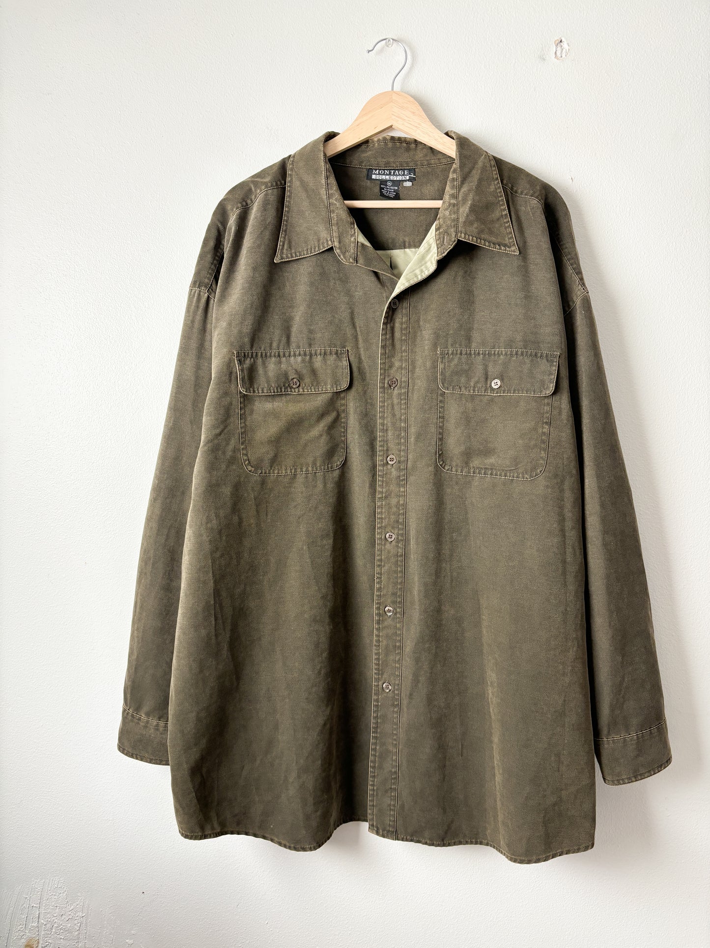 Vintage olive button down