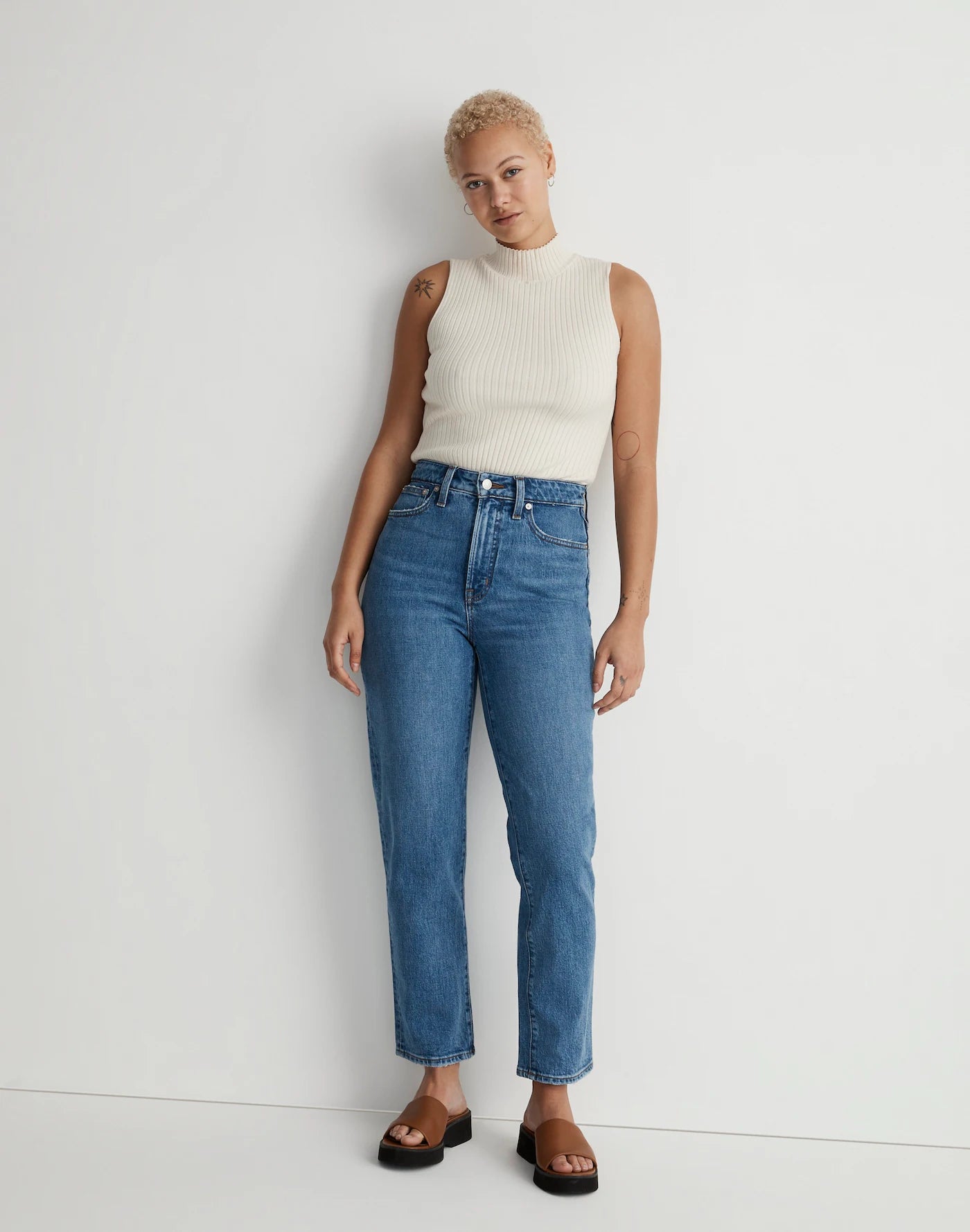 Madewell Curvy Perfect Vintage Straight Jeans