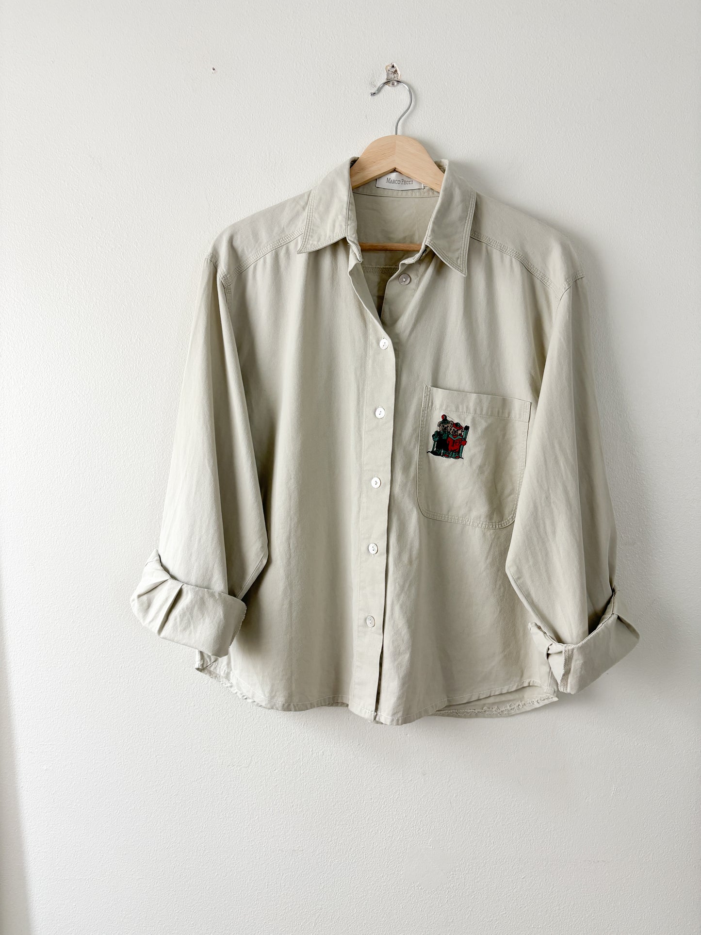 Vintage Teddy Ski button up