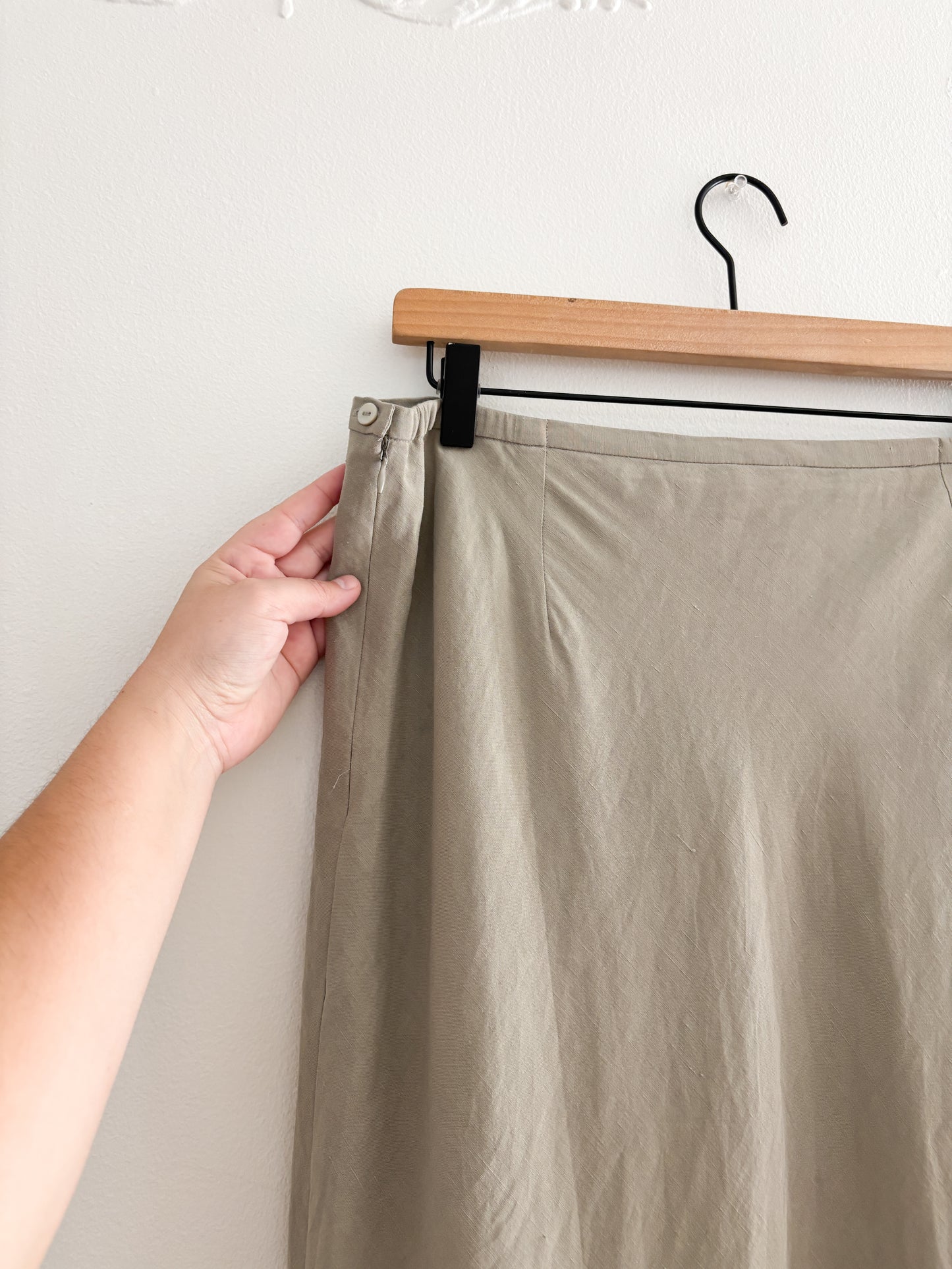 Nwot Silk Blend Skirt