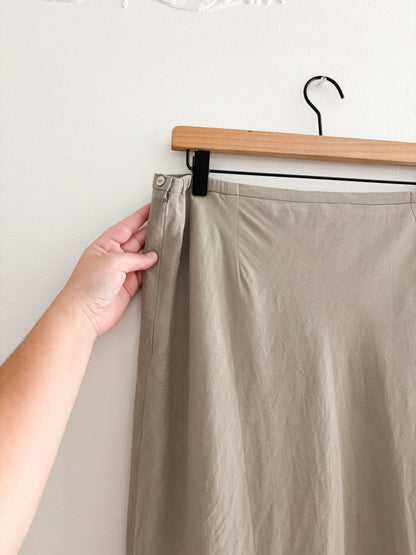 Nwot Silk Blend Skirt
