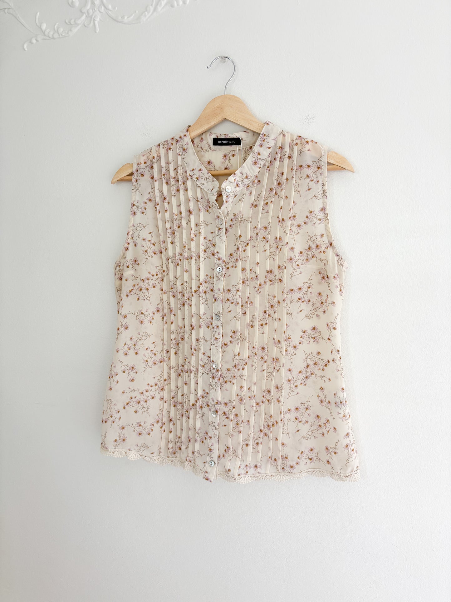 Floral Flowy Tank Top (L)