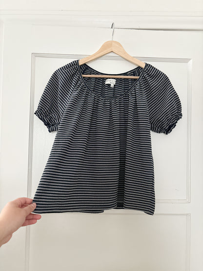 Madewell striped peasant blouse (S)