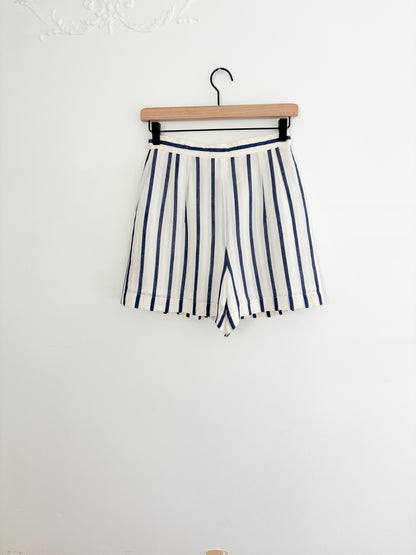 Vintage Striped Flowy Shorts (24/25”)