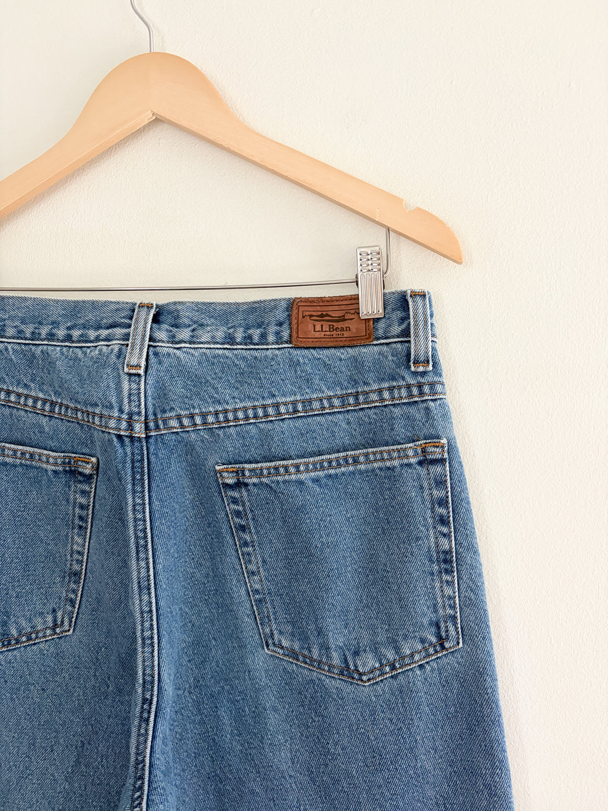 Vintage LL Bean Flannel Lined Jeans (30/31”)