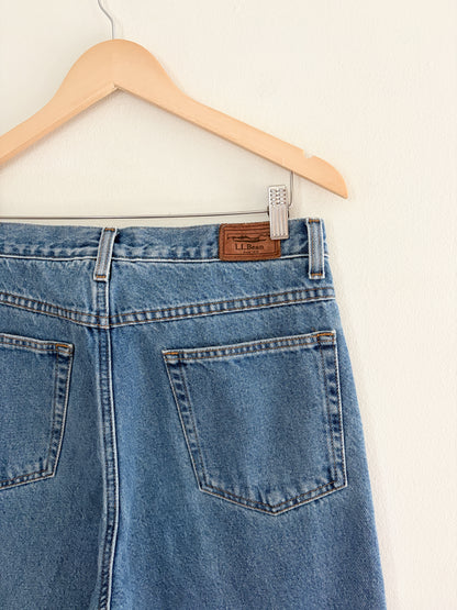 Vintage LL Bean Flannel Lined Jeans (30/31”)