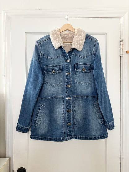 Shyanne Sherpa Denim Jacket (M/L)