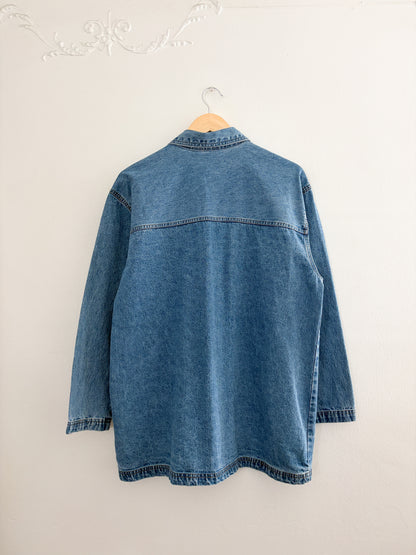 Vintage Denim Chore Jacket (M)