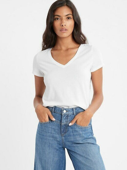 Banana Republic V-Neck Tee (M)
