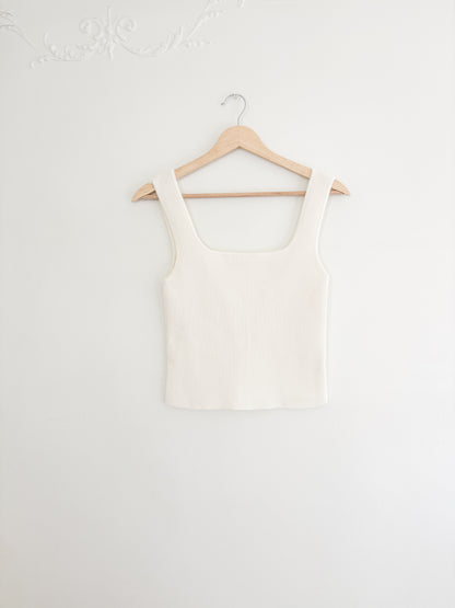 Reformation Julia Ribbed Sweater Tank (S)