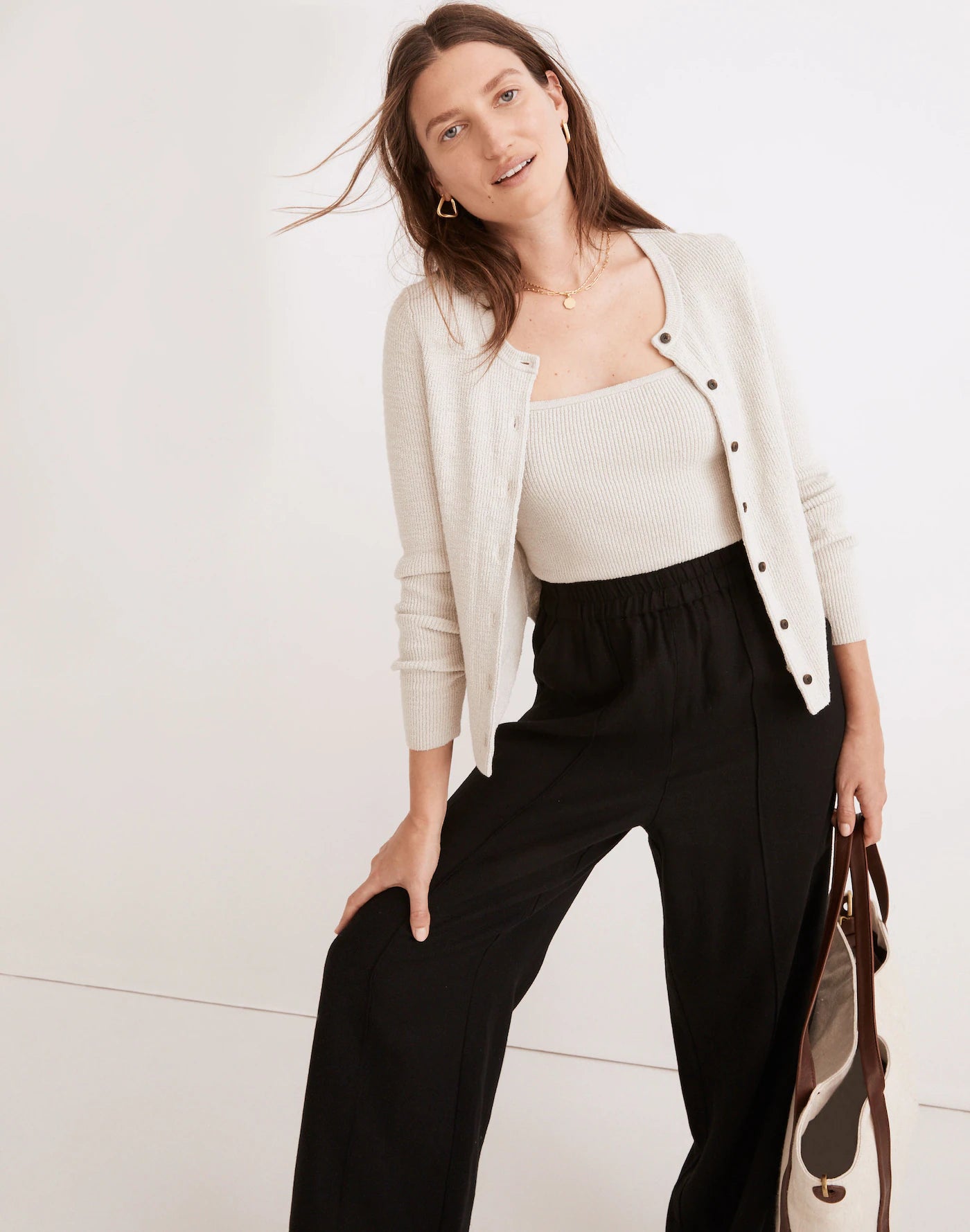 Madewell Knit Cropped Tank top (S/M)