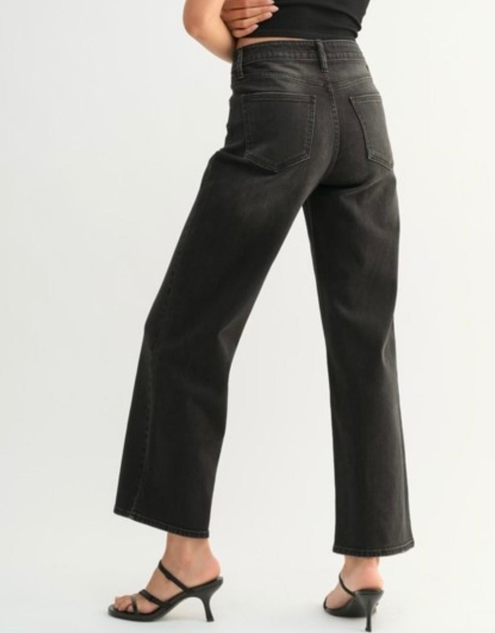 Oak + Fort Black Jeans (30)