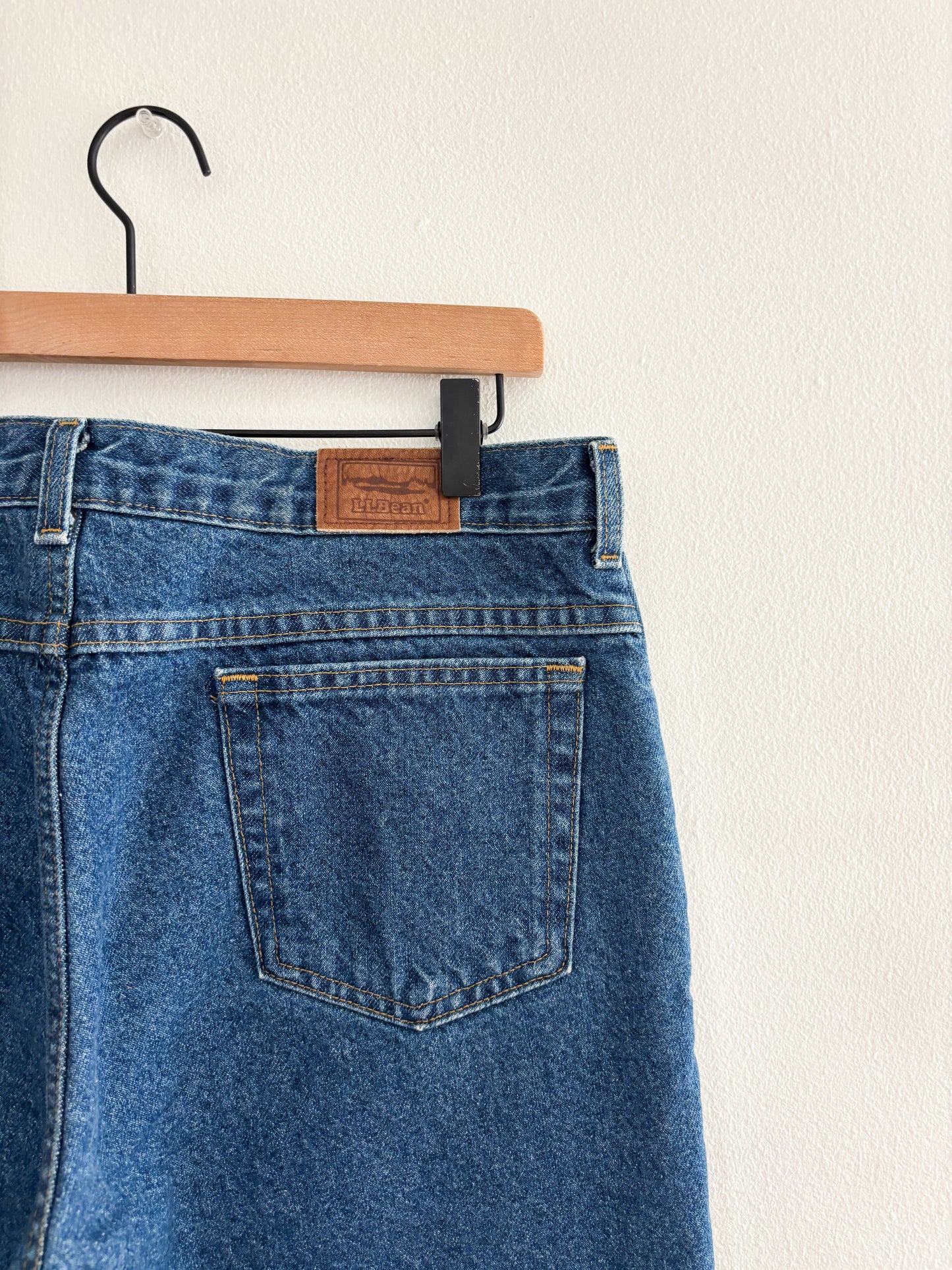 Vintage LL Bean Fleece Lined Jeans (32/33”)