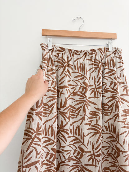 Vintage Linen Easy Skirt