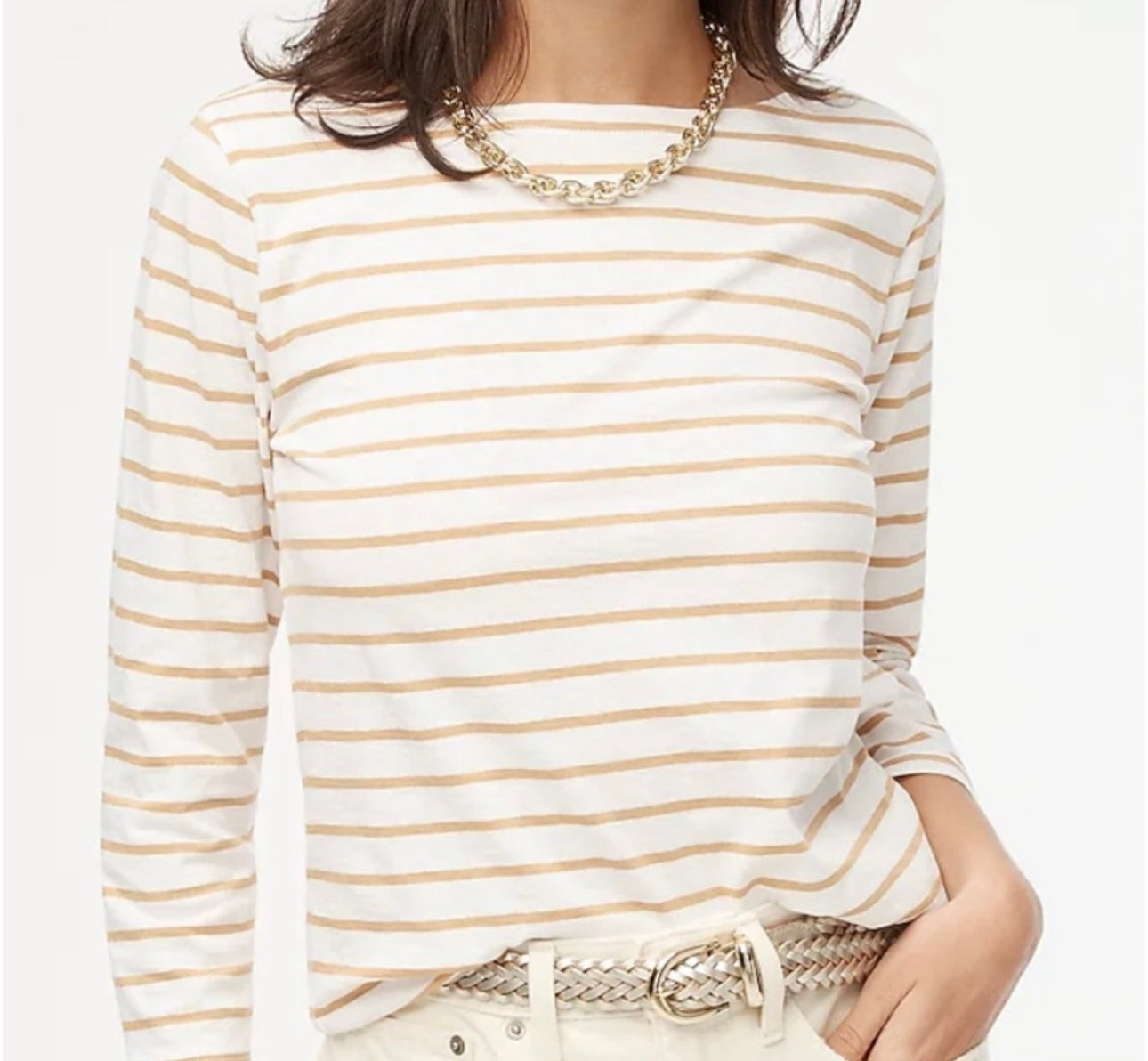 J Crew Striped Long Sleeve (XL)