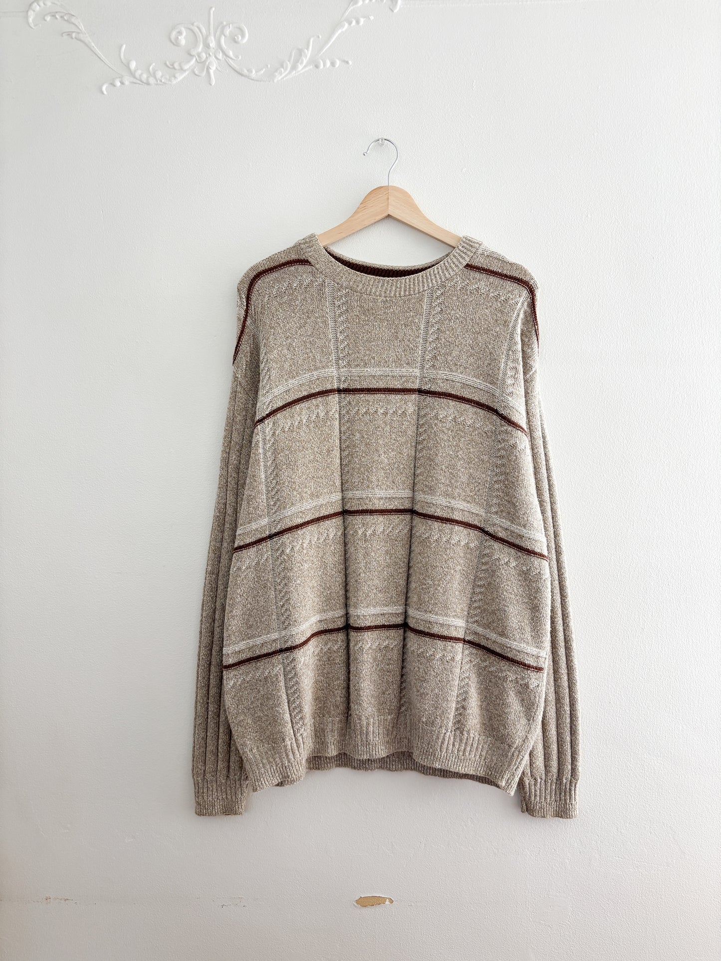 Haggar Plaid patterned sweater (XL)