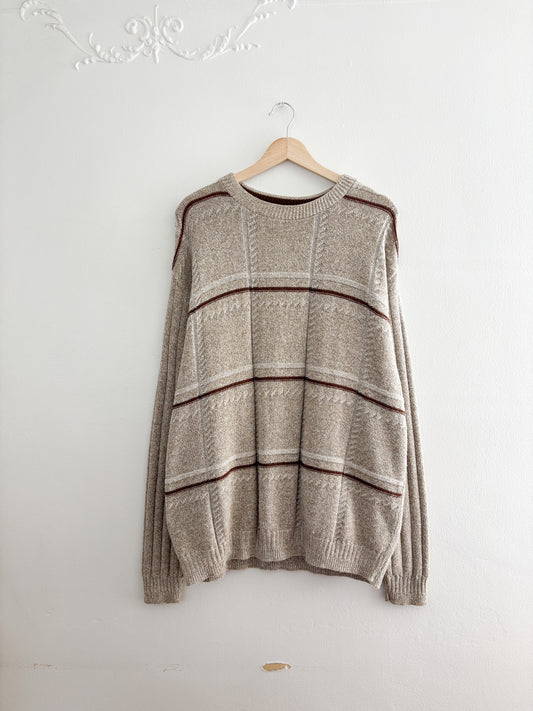 Haggar Plaid patterned sweater (XL)