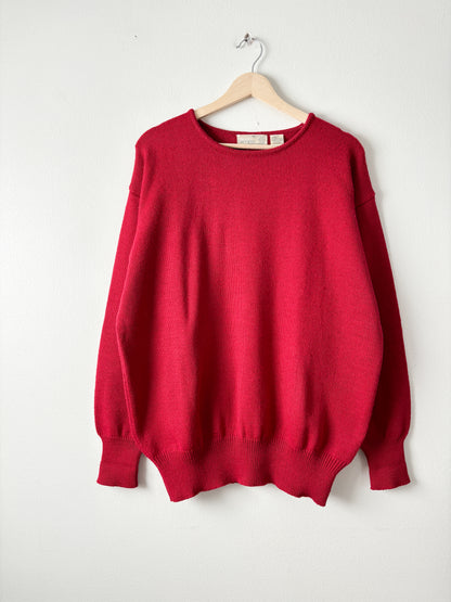 Vintage Red Wool blend sweater