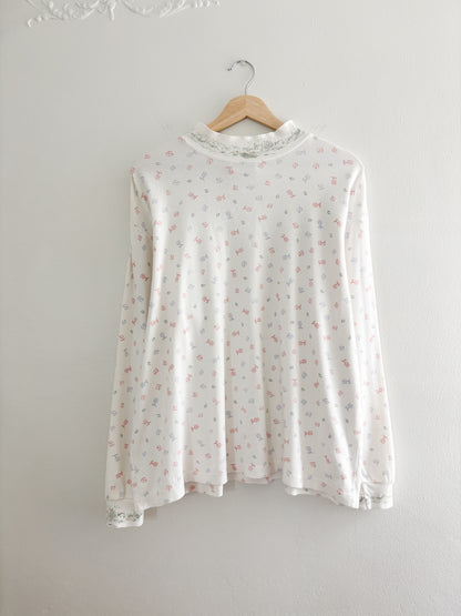 Vintage Floral Mockneck (XL)