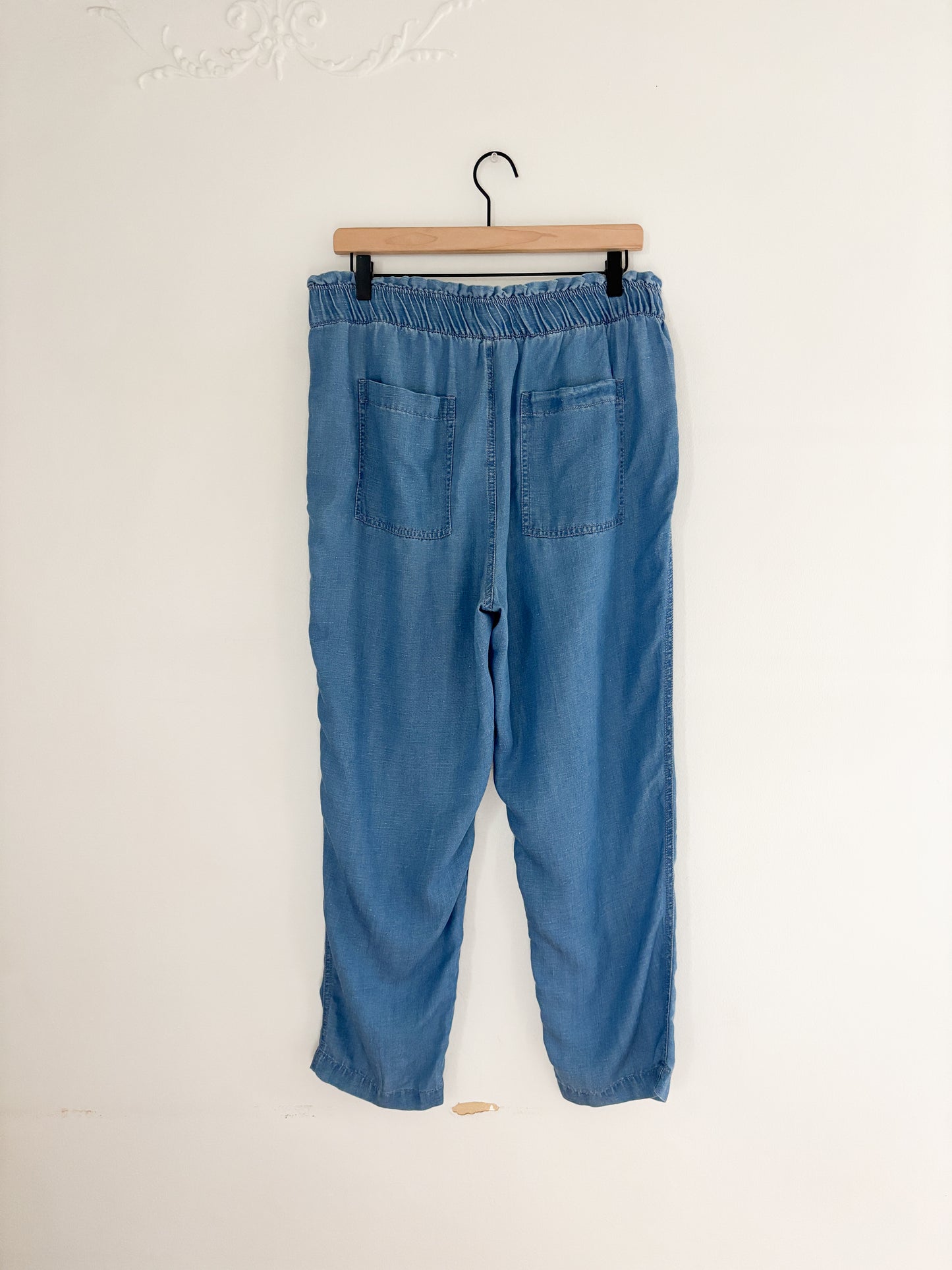 Loft Easy Chambray Pants (L)