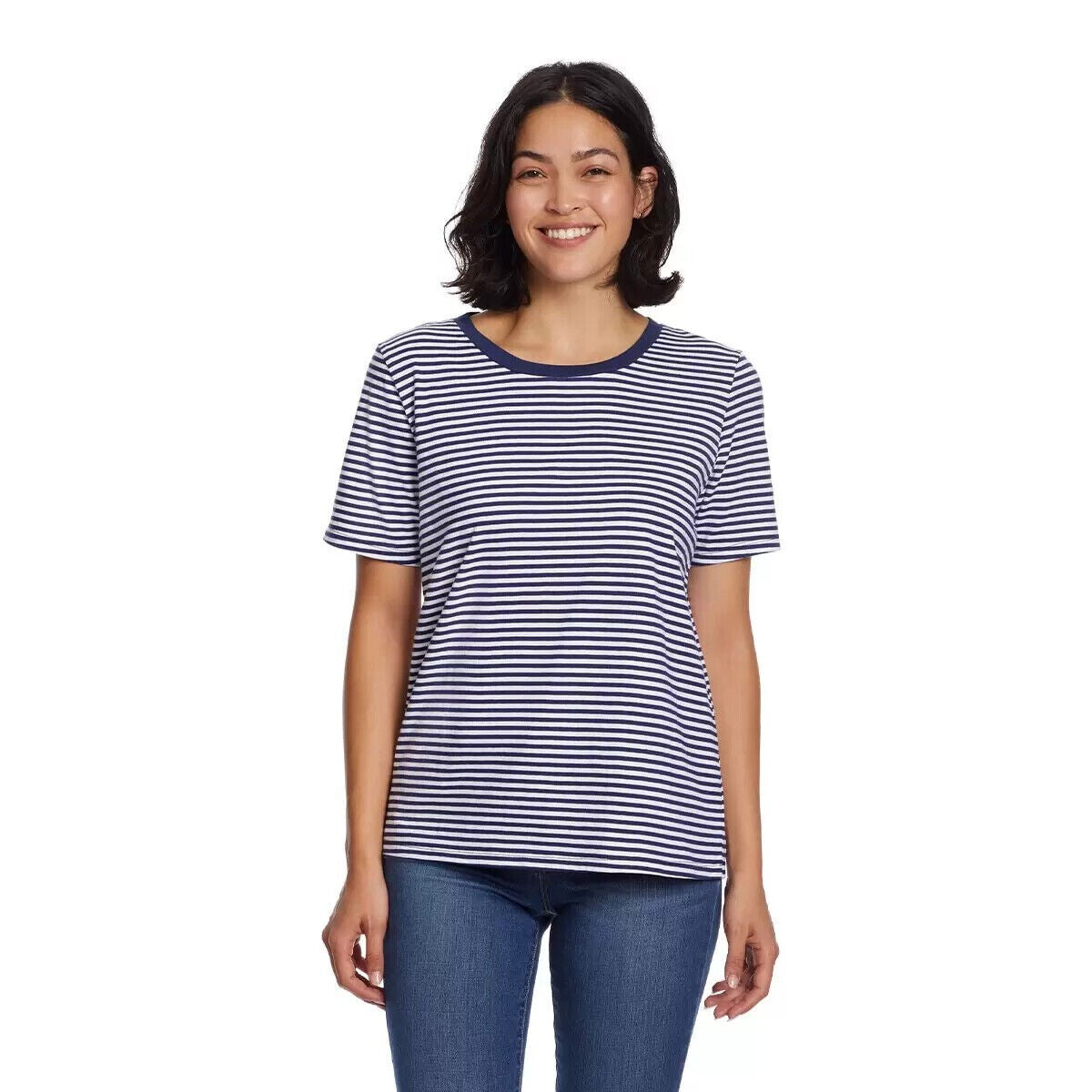 Ella Moss Striped Tee (L)