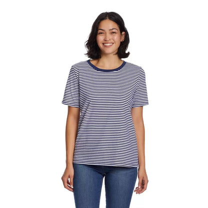 Ella Moss Striped Tee (L)