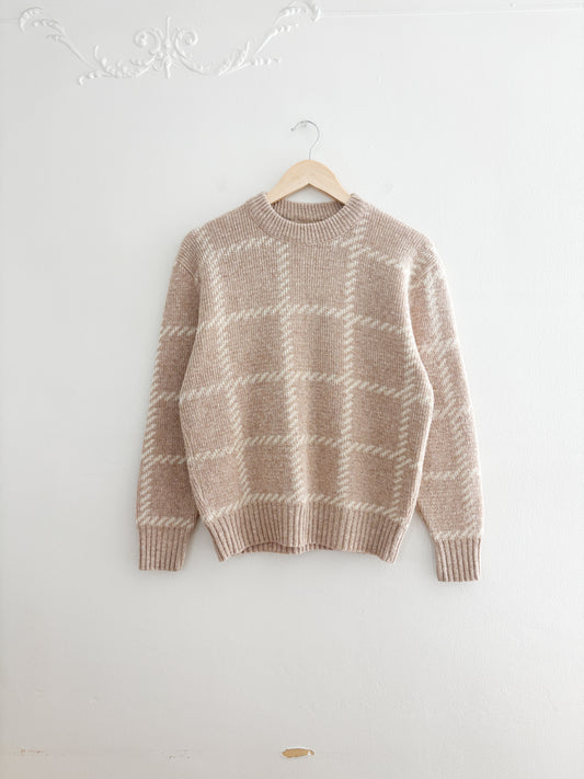 Vintage Plaid Sweater