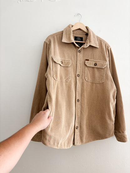 Tan Corduroy Shacket (M)