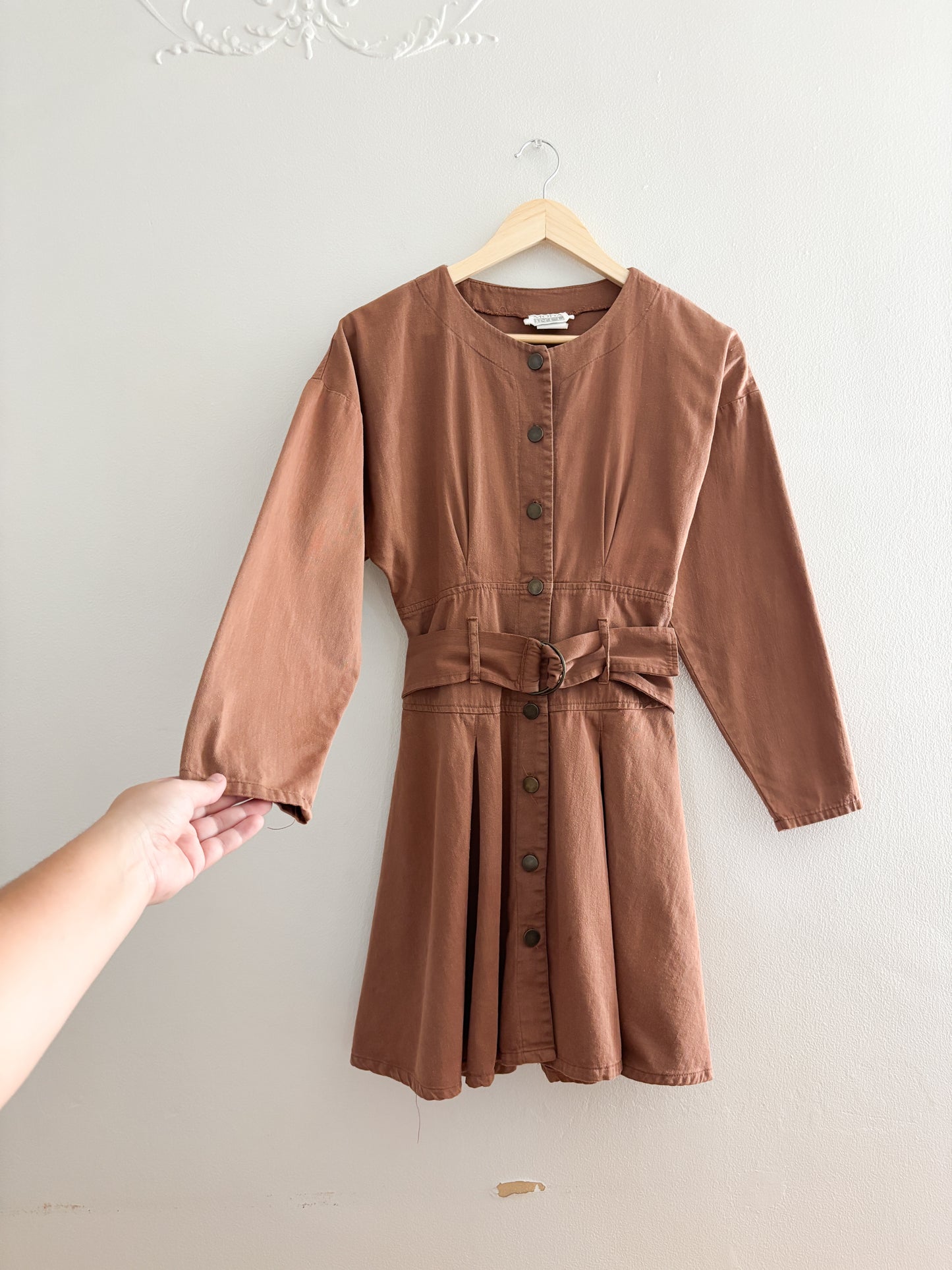 Vintage Brown Dress (XS/S)