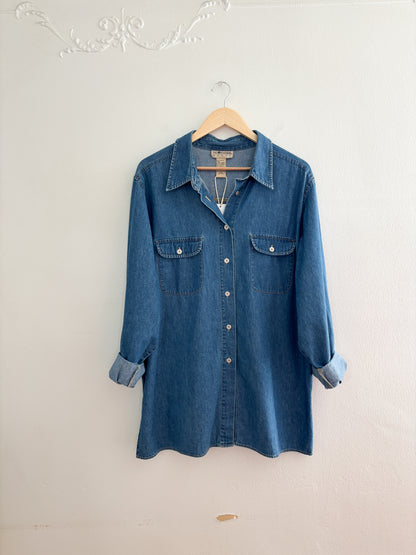 Vintage Denim Button Up (XL)
