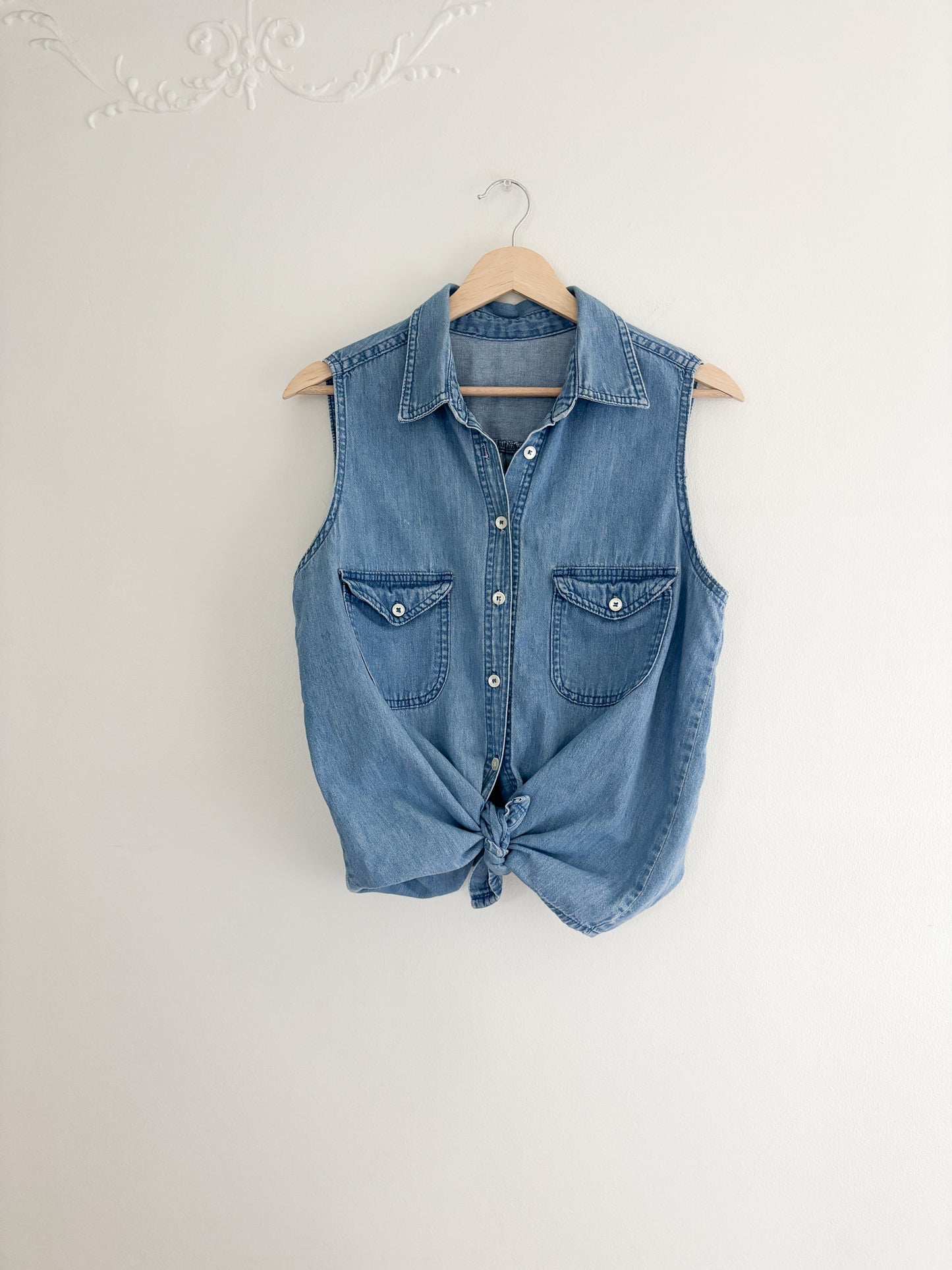 Vintage Denim Tank Top (M/L)