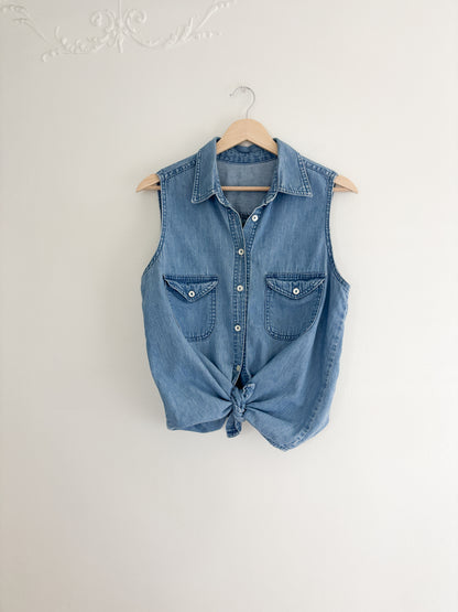 Vintage Denim Tank Top (M/L)