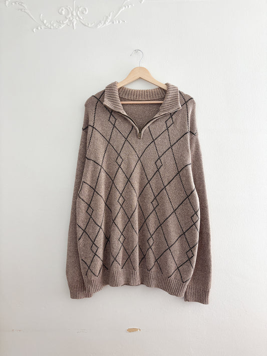 Vintage quarter zip sweater