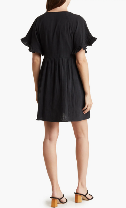 Madewell Lavender Ruffle Dress (S)