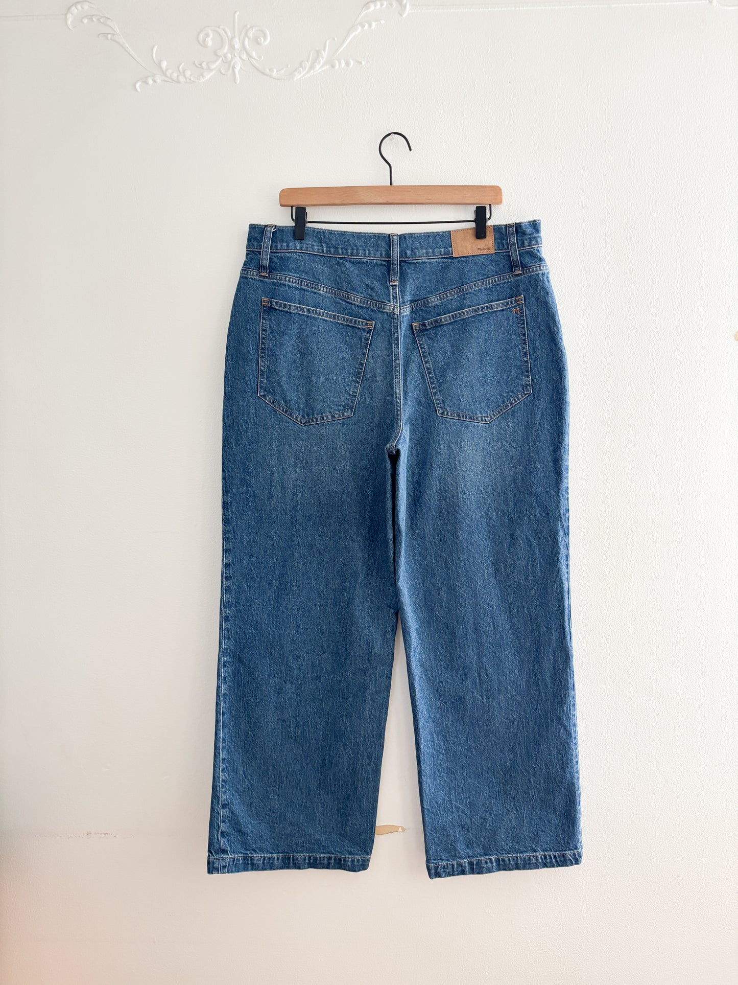 Madewell Perfect Vintage Wide Leg Jeans (33)