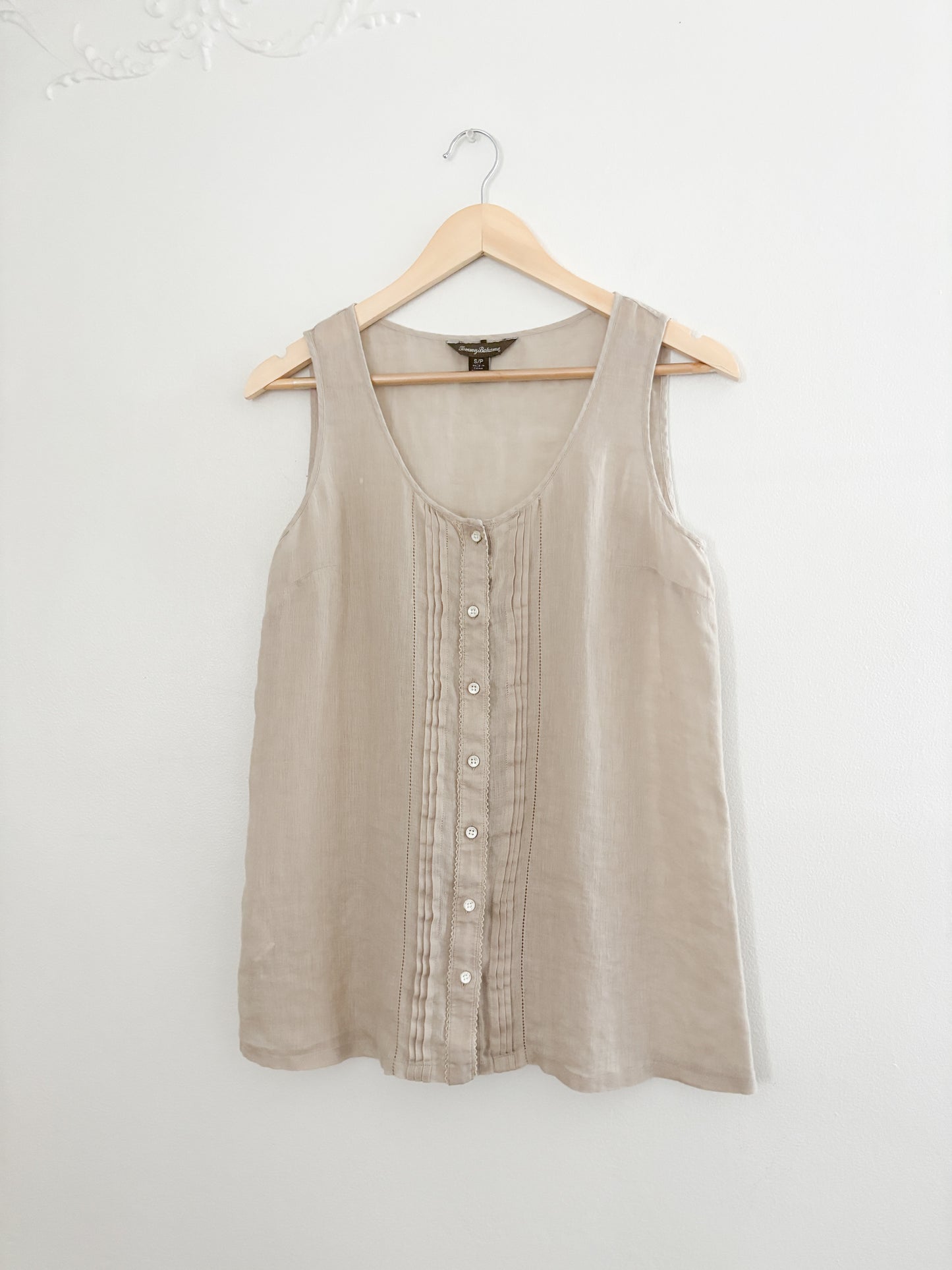 Tommy Bahama Linen Tank Top (S)