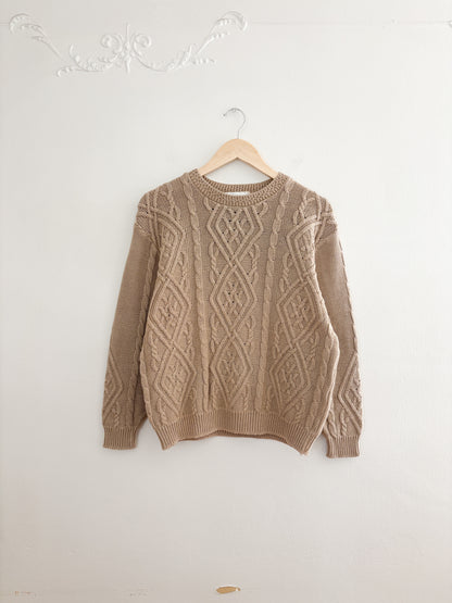 Vintage Talbots Cable Knit Sweater (S)