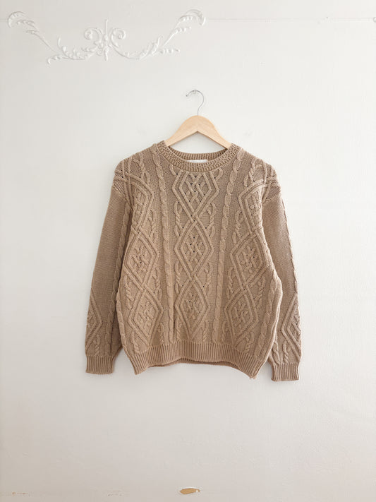 Vintage Talbots Cable Knit Sweater (S)