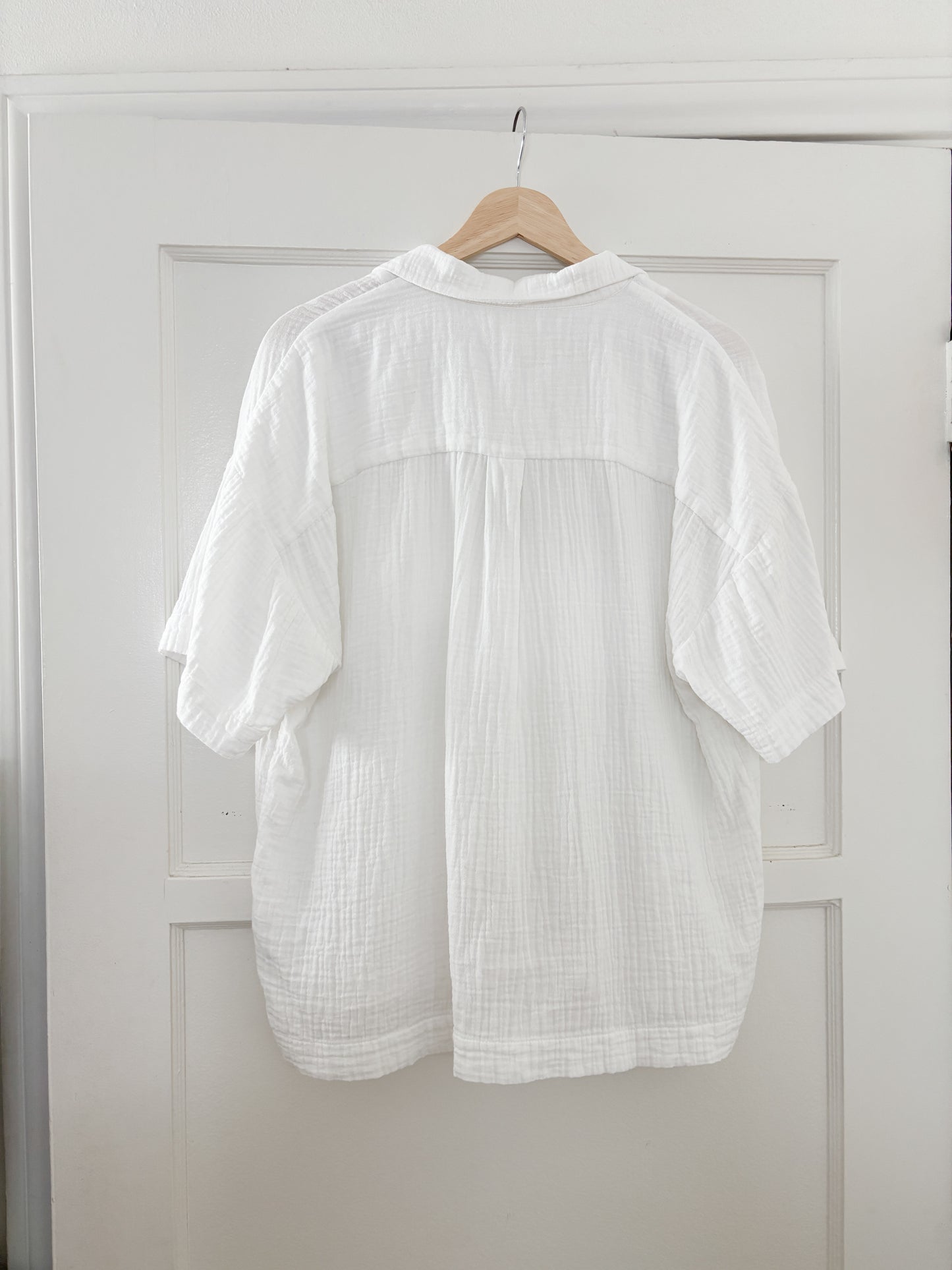 Madewell Cotton Guaze Button up (L)