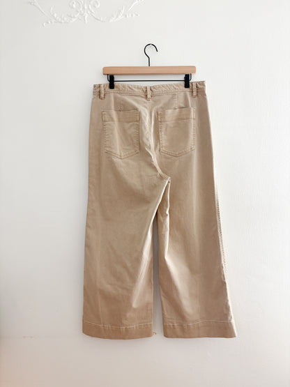Gap High Rise Wide Leg Crop Pants (14)