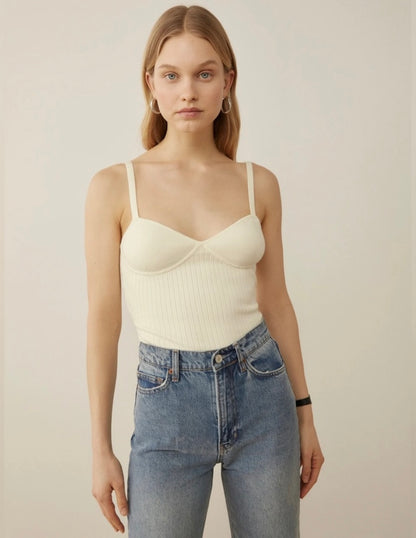 Reformation Ribbed Tank Top