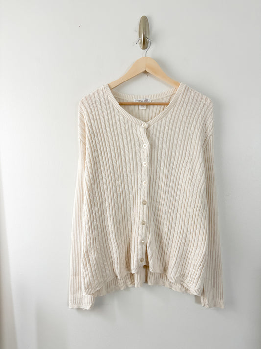 Vintage Cherokee Cable Knit Cardigan