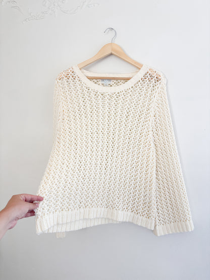 Jun & Ivy Crochet Top (L)