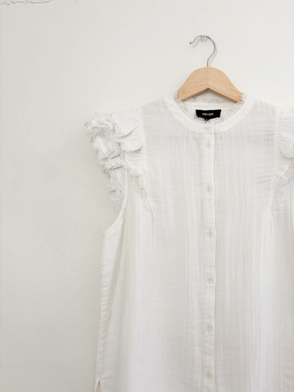 ME + EM White Ruffle Blouse (6)