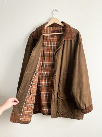 Vintage Woodsman Brown Chore Coat