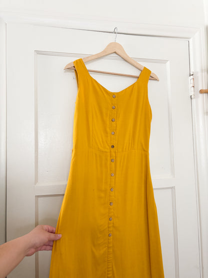 The Label Mustard Midi Dress (S)